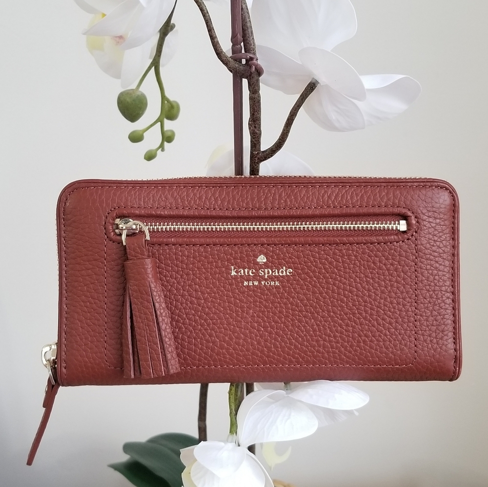 NWOT Kate Spade Chester Street Neda Wallet Brown - Picture 5 of 5